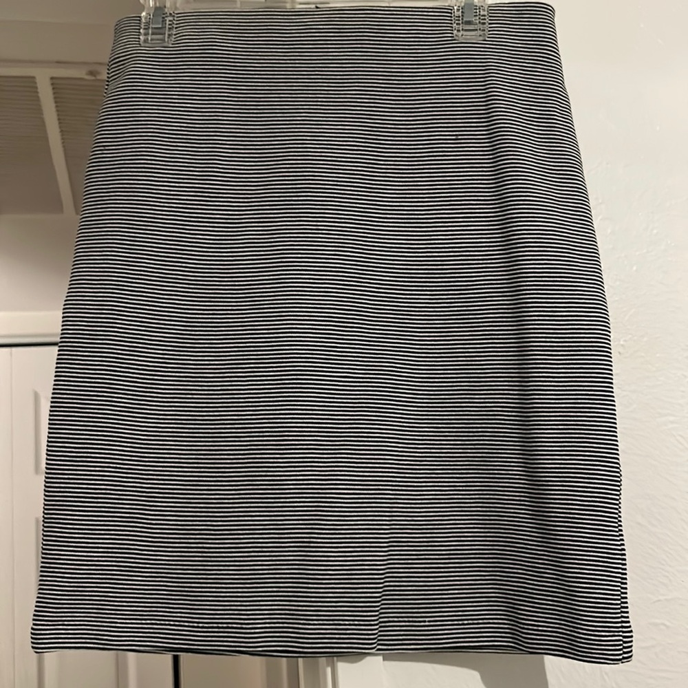 Black and White Pencil Skirt